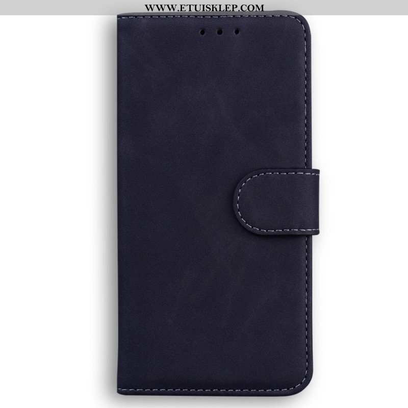 Etui Folio do Oppo Reno 8 Skórzany Efekt Couture